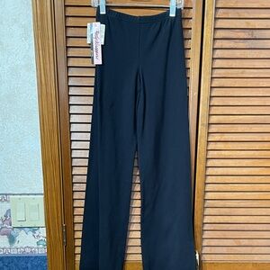 Body Wrappers Black Girls' Wide-Leg Pull-On Jazz Pants PreTeen